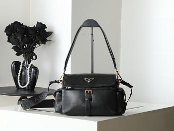 Prada Explore medium nappa leather crossbody bag-30*14*10cm