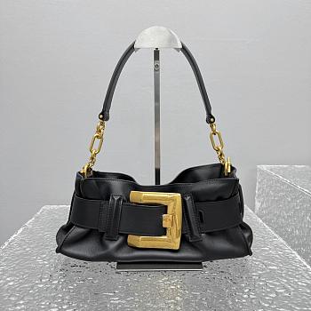 Balmain Mini Anthem bag in leather Black-30.5*11.5*10CM 