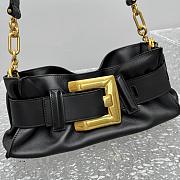 Balmain Mini Anthem bag in leather Black-30.5*11.5*10CM  - 5