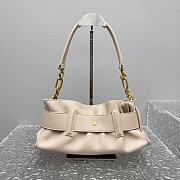 Balmain Mini Anthem bag in leather Pink-30.5*11.5*10CM  - 5