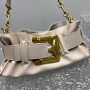 Balmain Mini Anthem bag in leather Pink-30.5*11.5*10CM  - 3