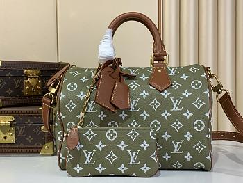 LV M15241 Speedy P9 Bandoulière 30 Green Sencha - 30cm