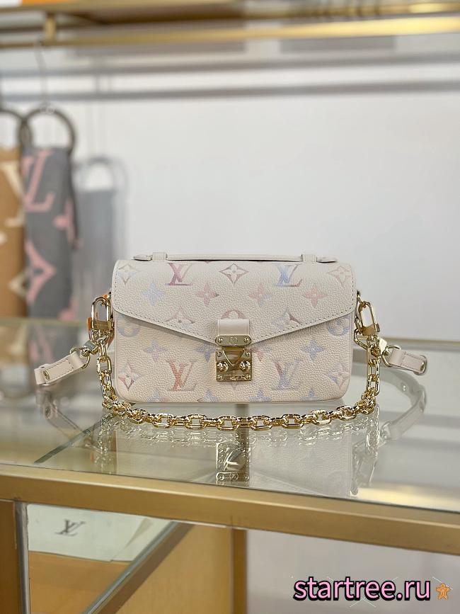 Louis Vuitton Pochette Métis East West Monogram Empreinte M25682-21.5*15*6cm - 1