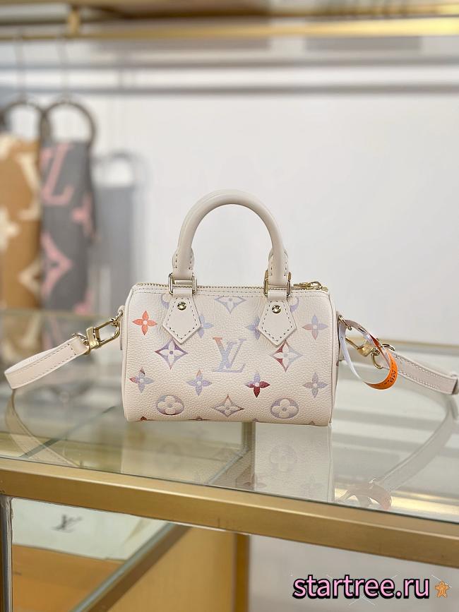 Louis Vuitton Nano Speedy Monogram Empreinte Leather M25591-16CM - 1