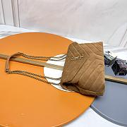 YSL SAINT LAURENT Loulou Small In Suede Brown - 5