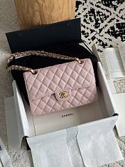 Chanel Small Classic Flap Bag Pink Gold Hardware-23cm - 1