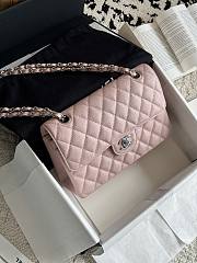 Chanel Small Classic Flap Bag Pink Silver Hardware-23cm - 2