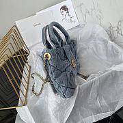 Chanel Small Bow Bag Denim -18x26x5cm - 2