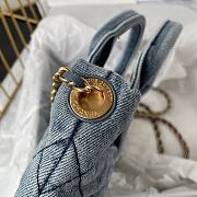 Chanel Small Bow Bag Denim -18x26x5cm - 3