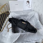 Chanel Small Bow Bag Denim Black -18x26x5cm - 2