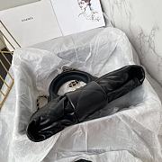 Chanel Small Bow Bag Leather Black -18x26x5cm - 2