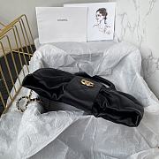 Chanel Small Bow Bag Satin Black -18x26x5cm - 5