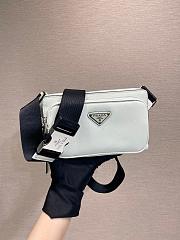 Prada Saffiano leather belt bag White-21*13*2.5 - 2