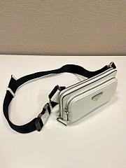Prada Saffiano leather belt bag White-21*13*2.5 - 3