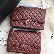 Chanel Jumbo Classic Flap Bag Caviar Leather Gold Hardware-30cm - 1