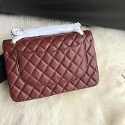 Chanel Jumbo Classic Flap Bag Caviar Leather Gold Hardware-30cm - 4