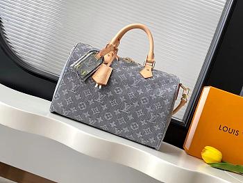 Louis Vuitton Speedy Soft 30 Monogram Denim M13344-21*17*30CM