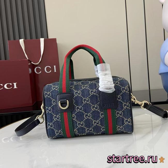 Gucci GG Mini Handbag Denim-20*13*13cm - 1