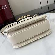 Gucci Horsebit 1955 Soft Mini shoulder White leather-19.5x15x9cm - 2