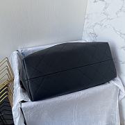 Chanel 26C Hobo Bag Black Leather-35×12×45cm - 2