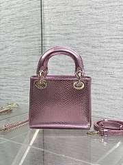 Christian Dior Mini Python Lady Dior 003-17cm - 5