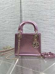 Christian Dior Mini Python Lady Dior 003-17cm - 4