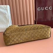 Gucci Beatrix large tote bag Brown Suede-35*27.5*11cm - 5