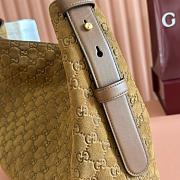 Gucci Beatrix large tote bag Brown Suede-35*27.5*11cm - 4