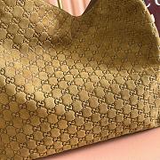 Gucci Beatrix large tote bag Brown Suede-35*27.5*11cm - 2