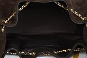 Chanel 25C hobo Bag Suede coffee brown 003 -30×26×14cm - 2