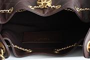 Chanel 25C hobo Bag coffee brown 004 -30×26×14cm - 6