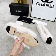 Chanel ballerina flats mixed shearling - 5