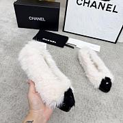 Chanel ballerina flats mixed shearling - 3
