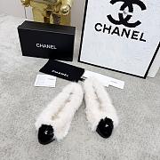 Chanel ballerina flats mixed shearling - 2