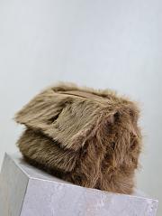 YSL Saint Lauren Niki Fur Chain Bag-28*20*8.5cm - 5
