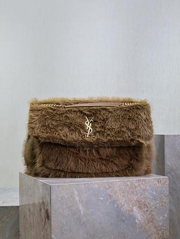 YSL Saint Lauren Niki Fur Chain Bag- 47*34*16CM