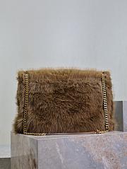 YSL Saint Lauren Niki Fur Chain Bag- 47*34*16CM - 6
