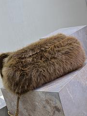 YSL Saint Lauren Niki Fur Chain Bag- 47*34*16CM - 3