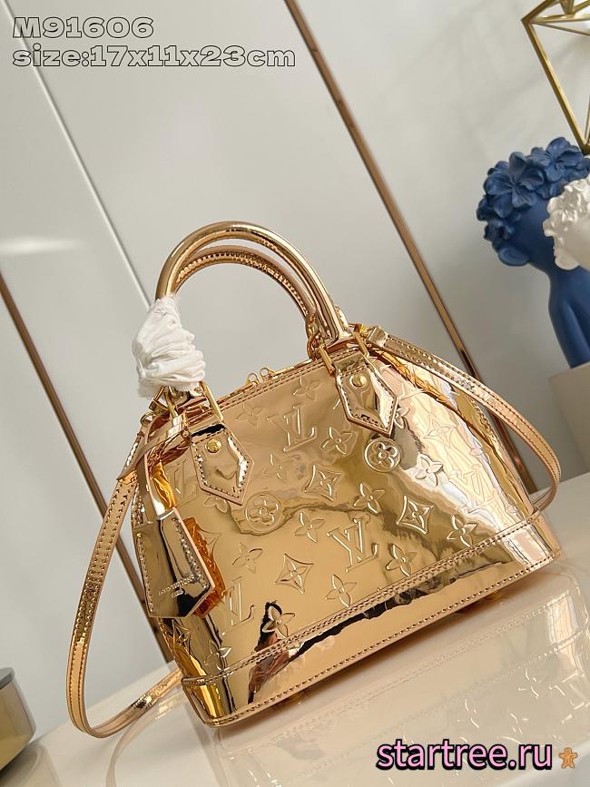 Louis Vuitton Monogram Vernis Alma BB-17*11*23cm - 1