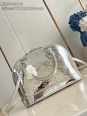 Louis Vuitton Monogram Vernis Alma BB Silver-17*11*23cm - 4
