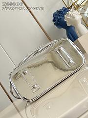 Louis Vuitton Monogram Vernis Alma BB Silver-17*11*23cm - 2