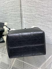 Dior Small DiorAlps Toujours Vertical Handbag Black-18.5*18.8*12cm - 4