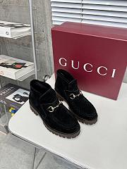 GUCCI Women's Horsebit ankle boot Black - 4
