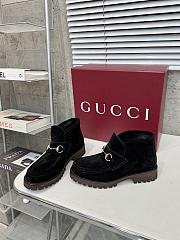 GUCCI Women's Horsebit ankle boot Black - 2