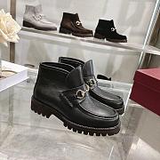 GUCCI Women's Horsebit ankle boot Black Leather - 1