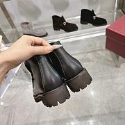 GUCCI Women's Horsebit ankle boot Black Leather - 5