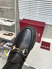 GUCCI Women's ankle boot with Horsebit Black leather - 6
