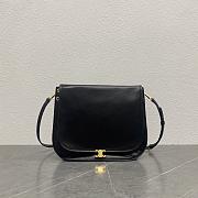 Celine SOFT TRIOMPHE BESACE IN SUPPLE SHINY LAMBSKIN-32*7*27cm - 1