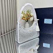 Prada Re-Edition mini satin bag with crystals - 4