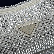 Prada Re-Edition mini satin bag with crystals - 3